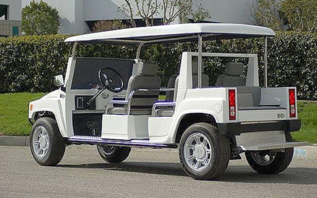 6 Passenger White Hummer Limo Golf Cart affordable golf cart rental, golf cart rent berkeley