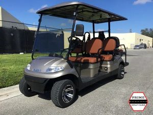 Champagne Advanced EV 6 Passenger Golf Cart berkeley golf cart rental, golf cart rentals