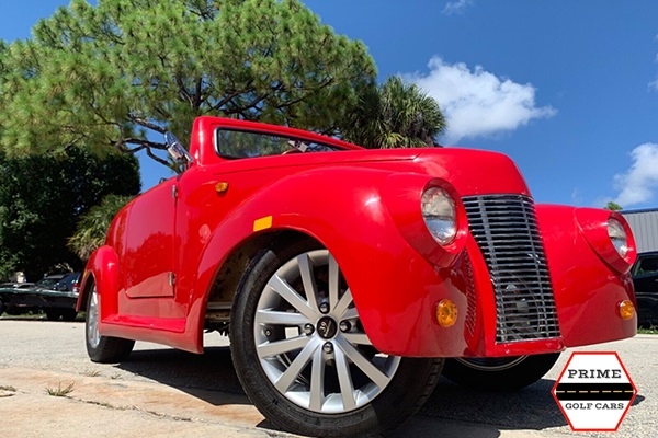 Red America EV 39 Roadster 4 Passenger Golf Cart affordable golf cart rental, golf cart rent berkeley