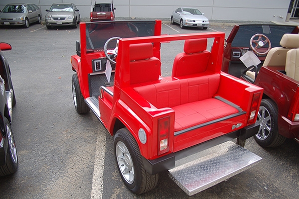 Red Hummer Golf Cart affordable golf cart rental, golf cart rent berkeley