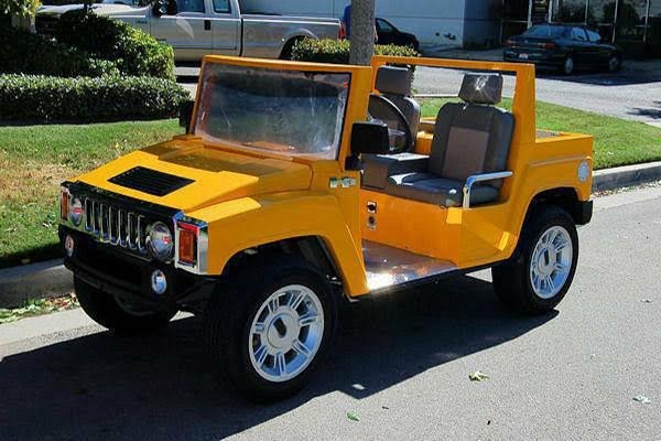 Yellow Hummer LSV Golf Cart affordable golf cart rental, golf cart rent berkeley